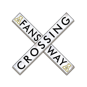 Appalachian State Mountaineers Fans Way Crossing Wall Art - 24"