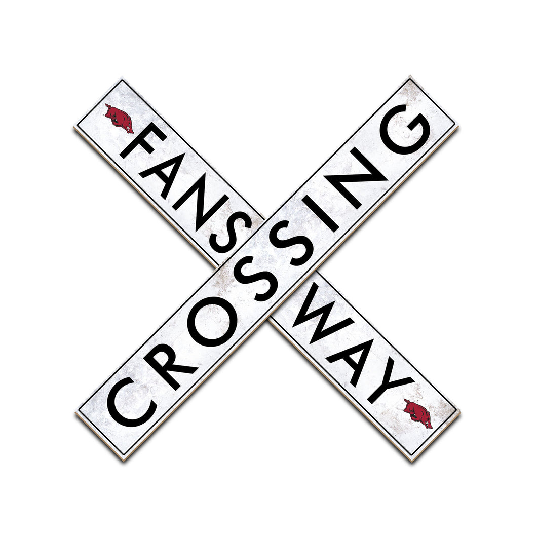 Arkansas Razorbacks Fans Way Crossing Wall Art 