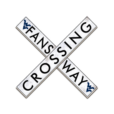 West Virginia Mountaineers Fans Way Crossing Wall Art 