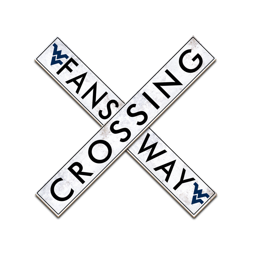 West Virginia Mountaineers Fans Way Crossing Wall Art 