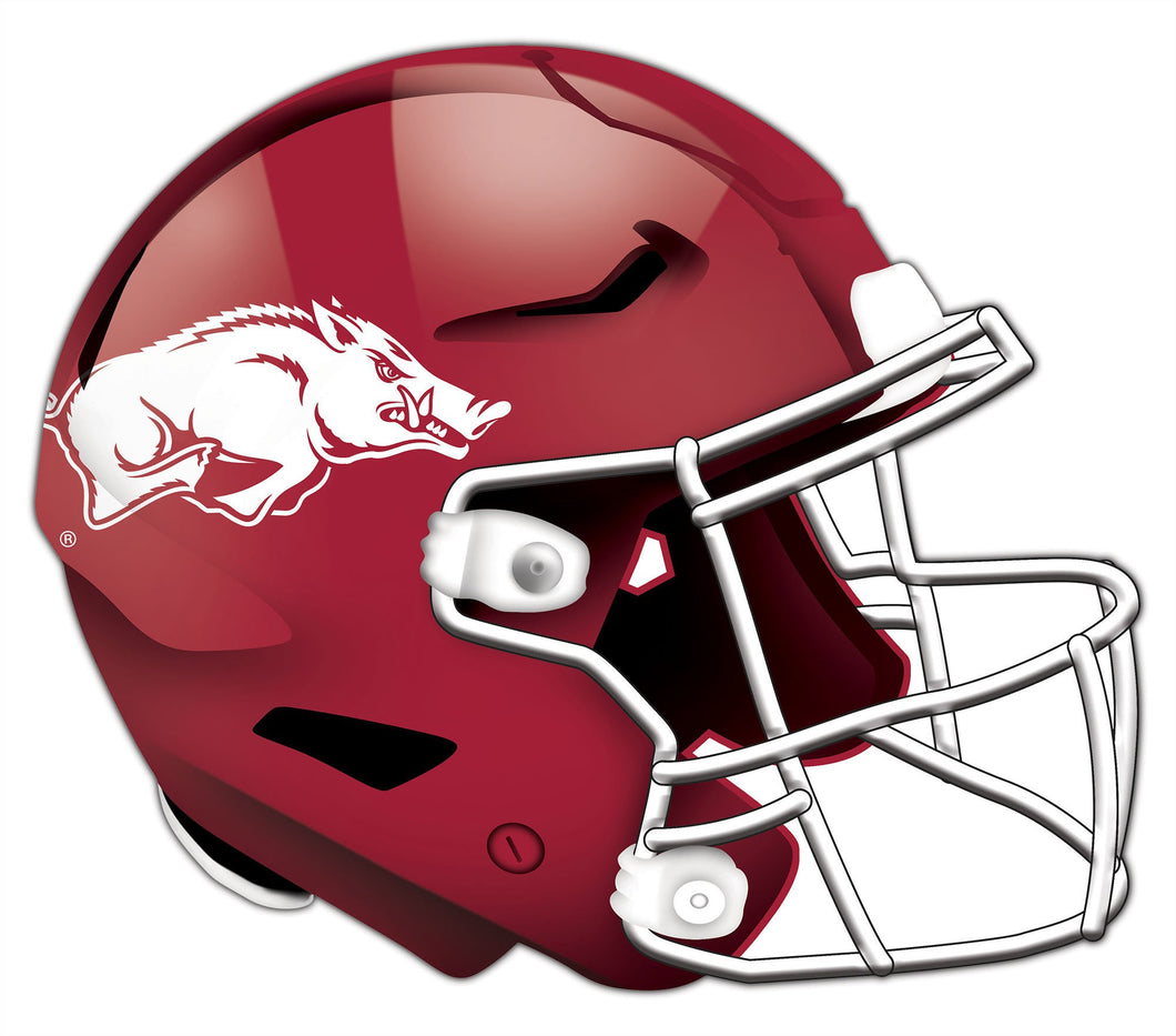 Arkansas Razorbacks Authentic Helmet Cutout - 12