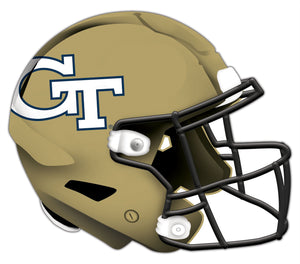 Georgia Tech Yellow Jackets Authentic Helmet Cutout - 12"