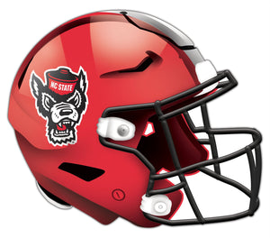 NC State Wolfpack Authentic Helmet Cutout - 12"