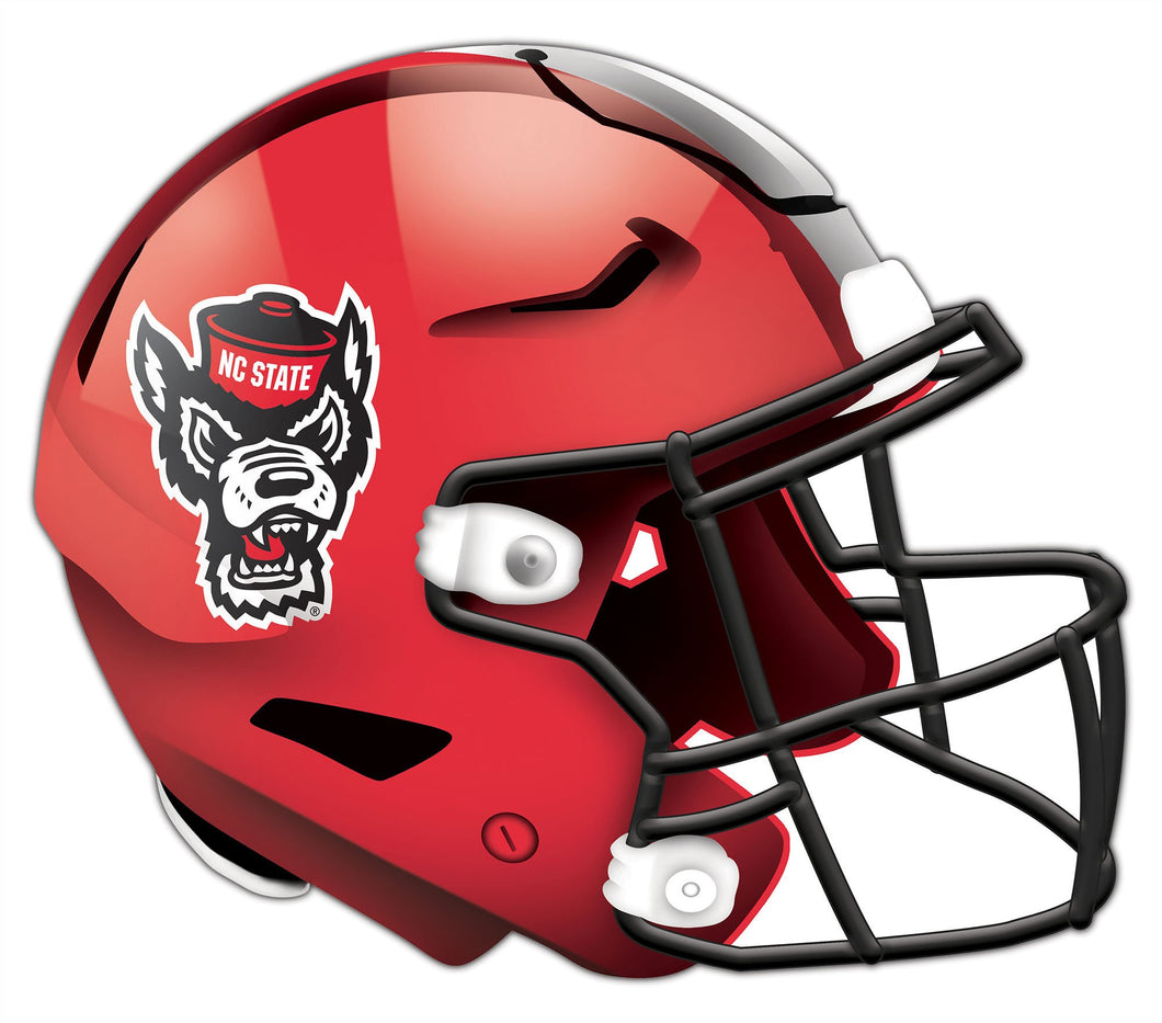 NC State Wolfpack Authentic Helmet Cutout - 12