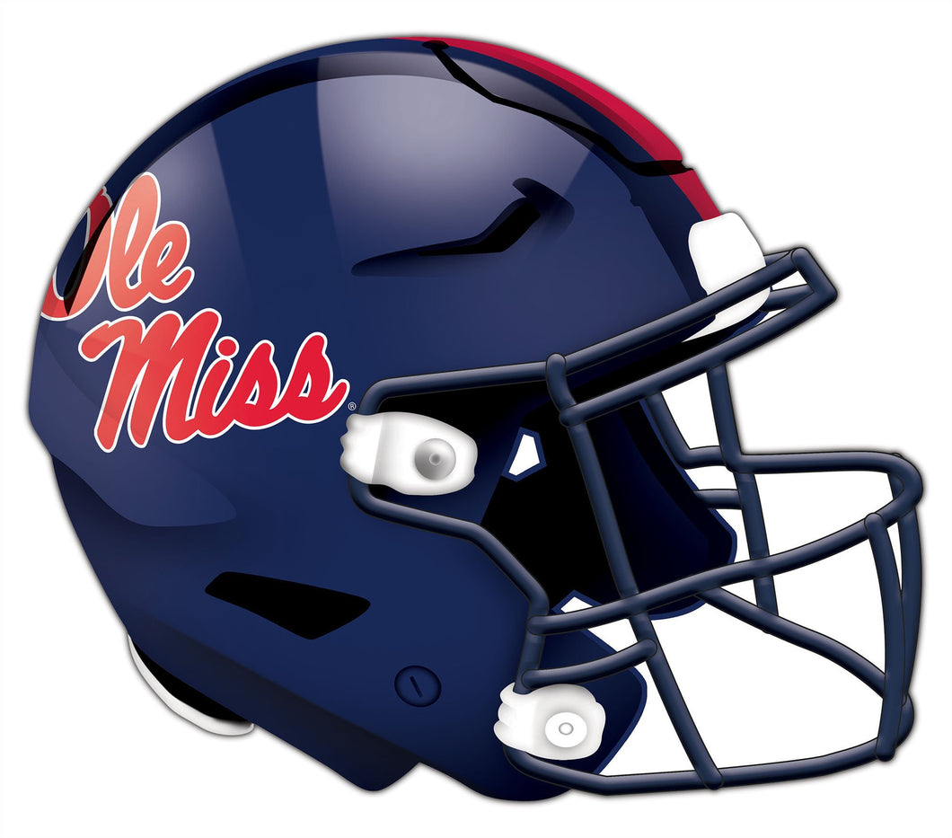 Ole Miss Rebes Authentic Helmet Cutout - 12