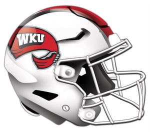 Western Kentucky Hilltoppers Authentic Helmet Wood Cutout