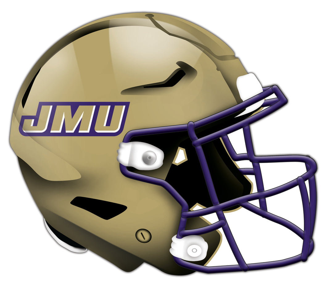 James Madison Dukes Authentic Helmet Cutout 12