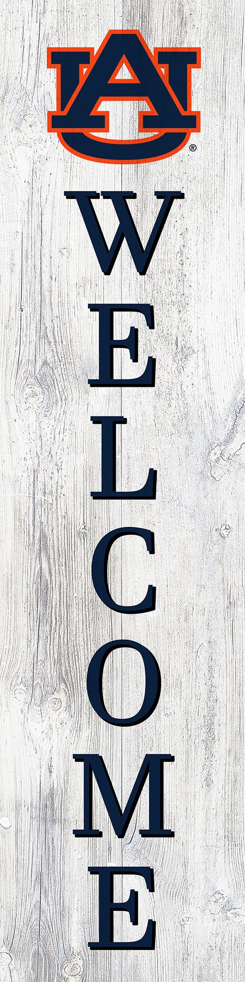 Auburn Tigers Door Leaner Welcome Sign - 6