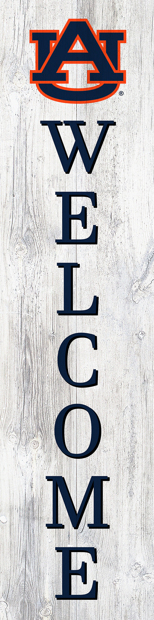 Auburn Tigers Door Leaner Welcome Sign - 12