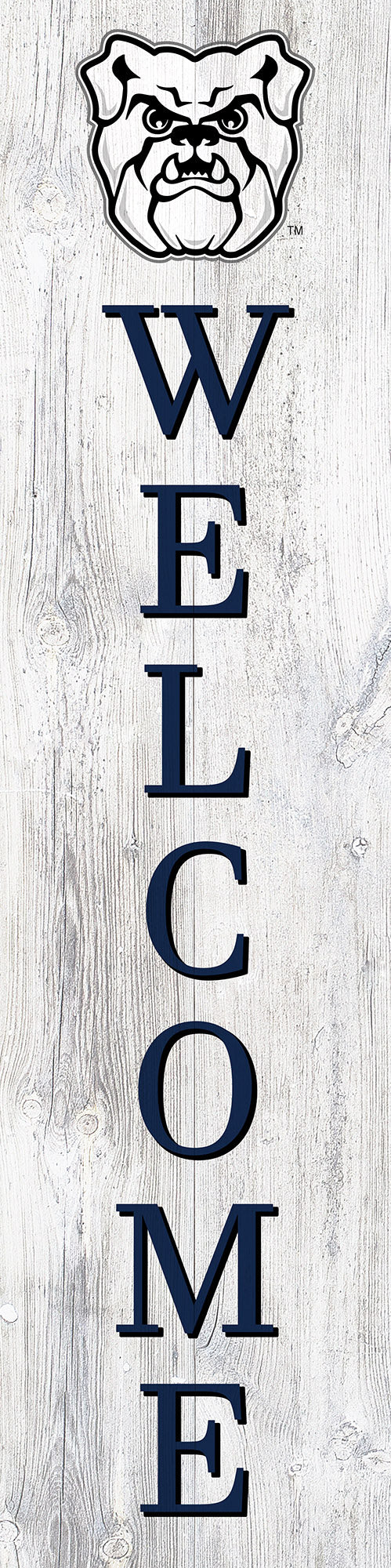 Butler Bulldogs Door Leaner Welcome Sign - 12