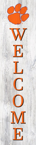 Clemson Tigers Door Leaner Welcome Sign - 12