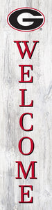 Georgia Bulldogs Door Leaner Welcome Sign - 12"x48"