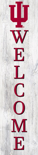 Indiana Hoosiers Door Leaner Welcome Sign - 12