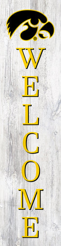 Iowa Hawkeyes Door Leaner Welcome Sign - 12