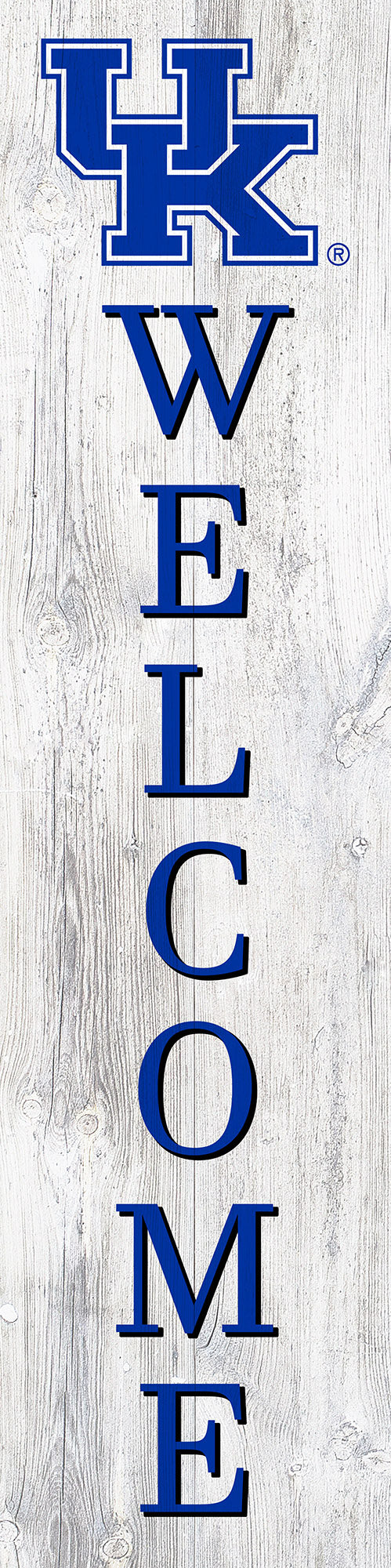Kentucky Wildcats Door Leaner Welcome Sign - 12