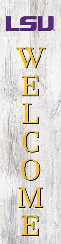 LSU Tigers Door Leaner Welcome Sign - 6