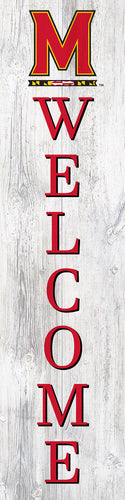 Maryland Terrapins Door Leaner Welcome Sign - 12