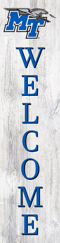 Middle Tennessee State Blue Raiders Door Leaner Welcome Sign - 6