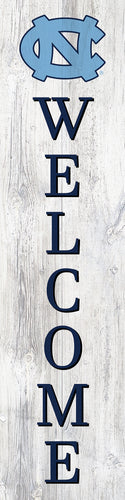 North Carolina Tar Heels Door Leaner Welcome Sign - 12