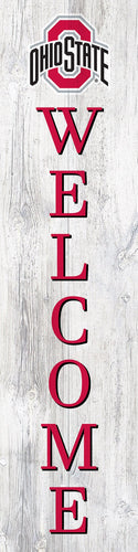 Ohio State Buckeyes Door Leaner Welcome Sign - 6