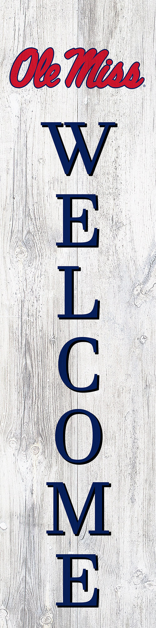 Ole Miss Rebels Door Leaner Welcome Sign - 12