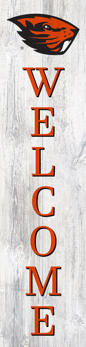 Oregon State Beavers Door Leaner Welcome Sign - 6