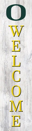 Oregon Ducks Door Leaner Welcome Sign - 12