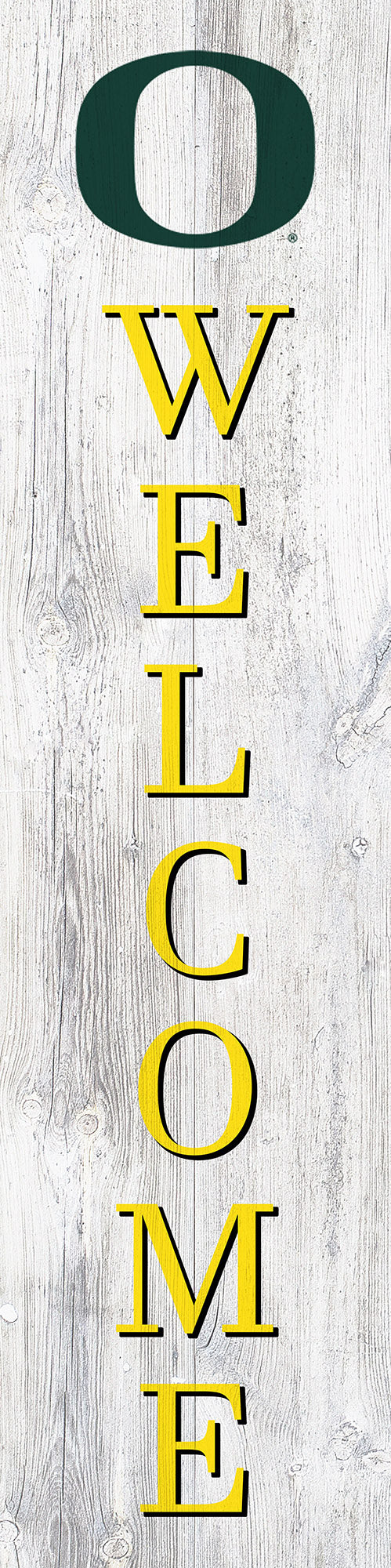 Oregon Ducks Door Leaner Welcome Sign - 12