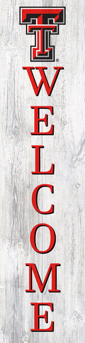 Texas Tech Red Raiders Door Leaner Welcome Sign - 12
