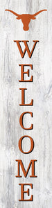 Texas Longhorns Door Leaner Welcome Sign - 6"x24"