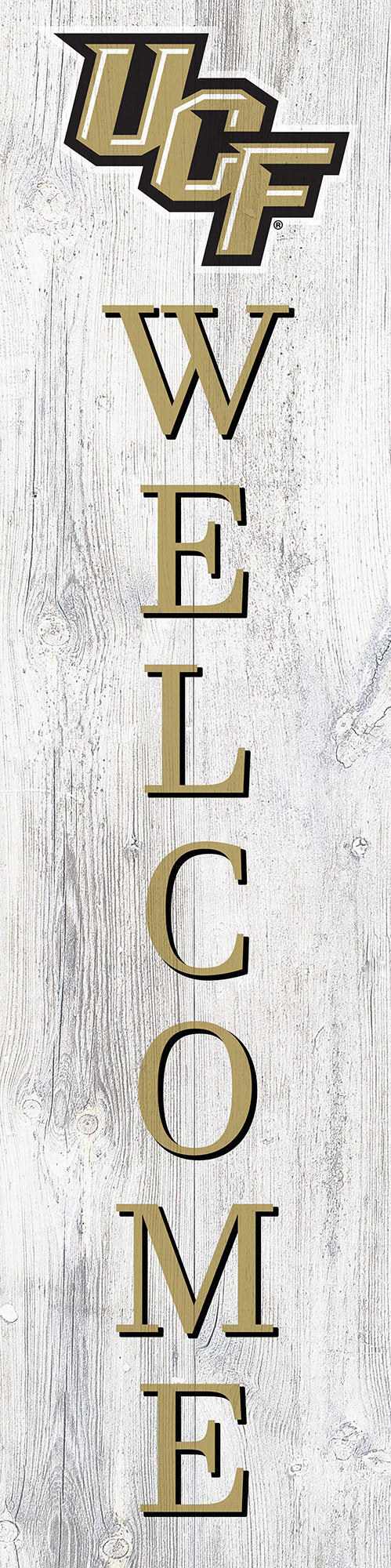 UCF Golden Knights Door Leaner Welcome Sign - 12