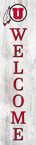 Utah Utes Door Leaner Welcome Sign - 6
