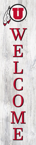 Utah Utes Door Leaner Welcome Sign - 12