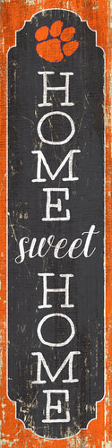 Clemson Tigers Home Sweet Home Door Leaner Sign - 12