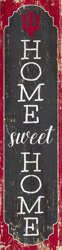 Indiana Hoosiers Home Sweet Home Door Leaner Sign - 12