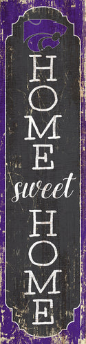 Kansas State Wildcats Home Sweet Home Door Leaner Sign - 12