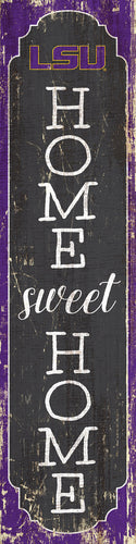 LSU Tigers Home Sweet Home Door Leaner Sign - 12