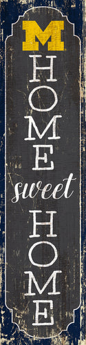Michigan Wolverines Home Sweet Home Door Leaner Sign - 12