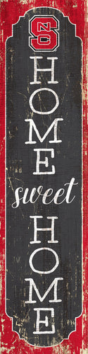 NC State Wolfpack Home Sweet Home Door Leaner Sign - 12