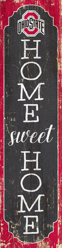 Ohio State Buckeyes Home Sweet Home Door Leaner Sign - 12