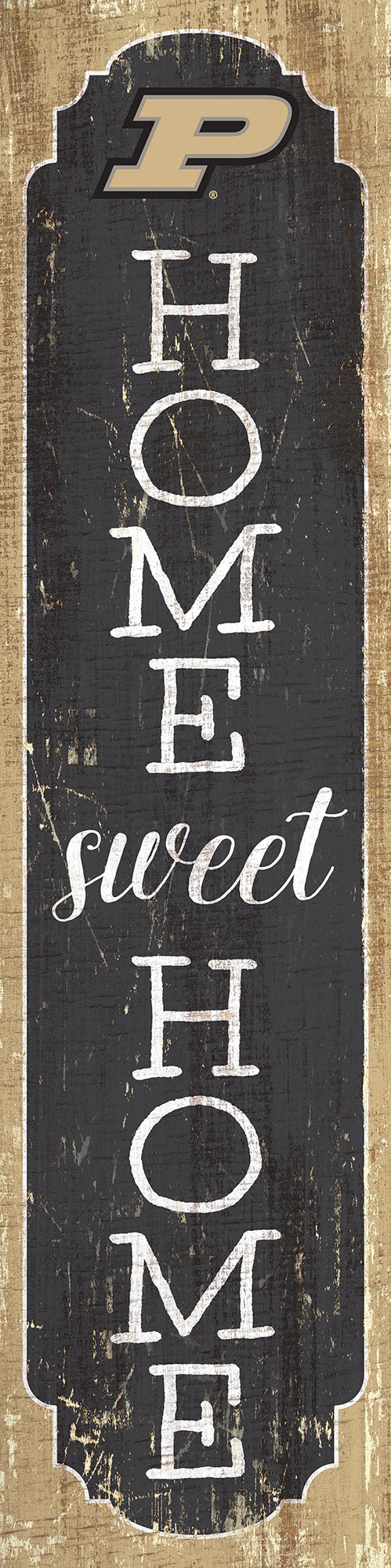 Purdue Boilermakers Home Sweet Home Door Leaner Sign - 12