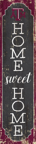 Texas A&M Aggies Home Sweet Home Door Leaner Sign - 12
