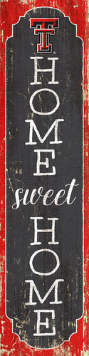 Texas Tech Red Raiders Home Sweet Home Door Leaner Sign - 12