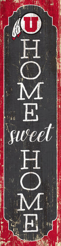 Utah Utes Home Sweet Home Door Leaner Sign - 12
