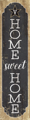 Vanderbilt Comodores Home Sweet Home Door Leaner Sign - 12