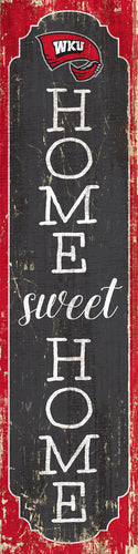 Western Kentucky Hilltoppers Home Sweet Home Door Leaner Sign - 12