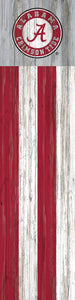Alabama Crimson Tide Flag Door Leaner Sign - 12"x48"