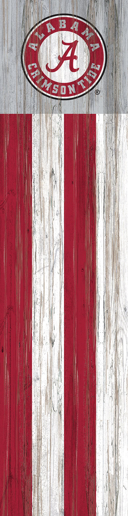 Alabama Crimson Tide Flag Door Leaner Sign - 12