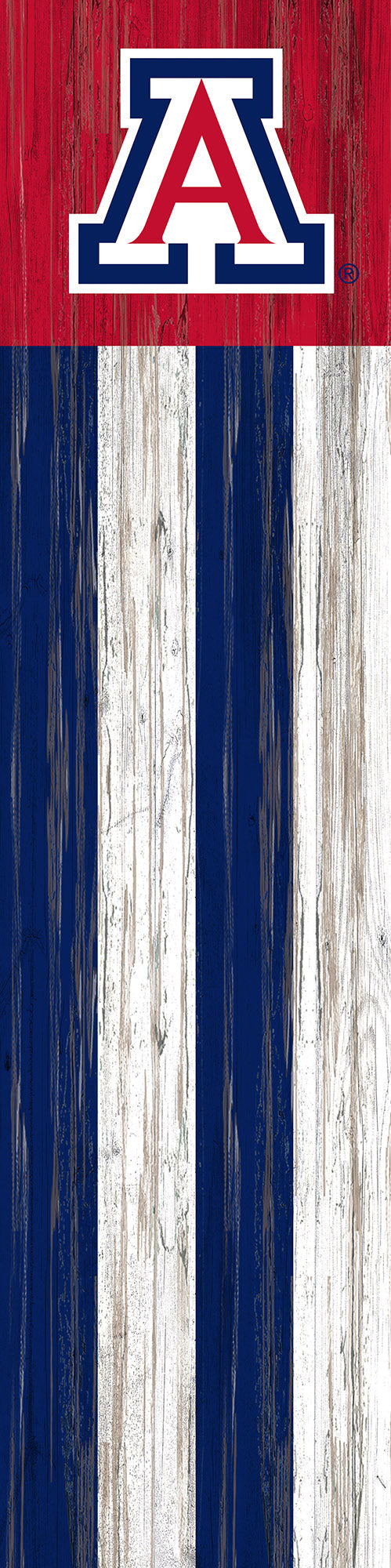 Arizona Wildcats Home Flag Door Leaner Sign - 12