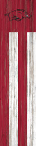 Arkansas Razorbacks Flag Door Leaner Sign - 12"x48"